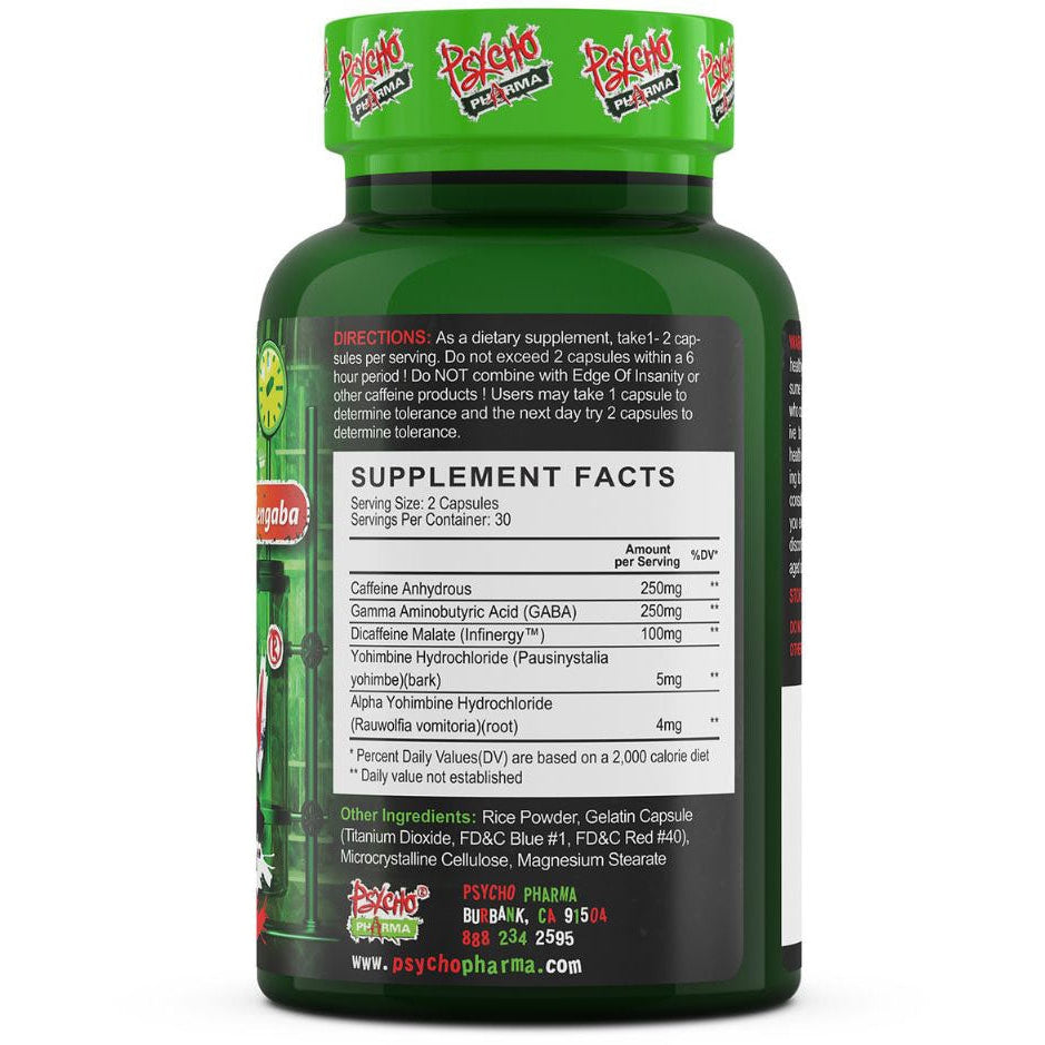 Psycho Pharma Far Beyond Driven-60 veggie capsules-N101 Nutrition