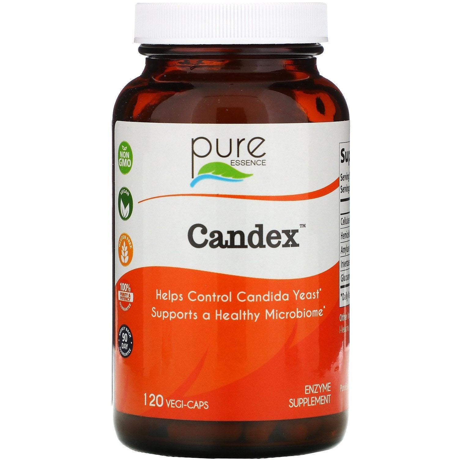 Pure Essence Candex-120 vegi-caps-N101 Nutrition