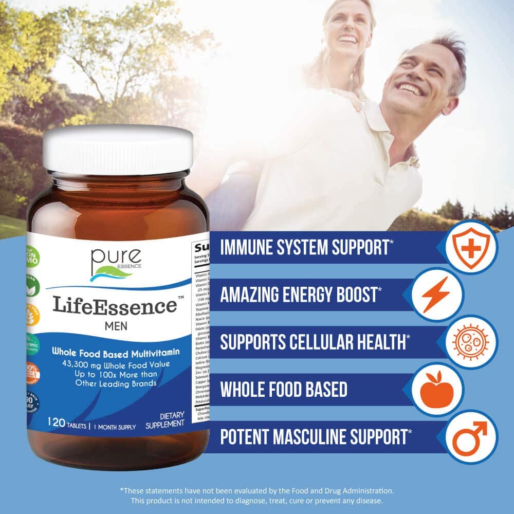 Pure Essence LifeEssence Men-120 tablets-N101 Nutrition