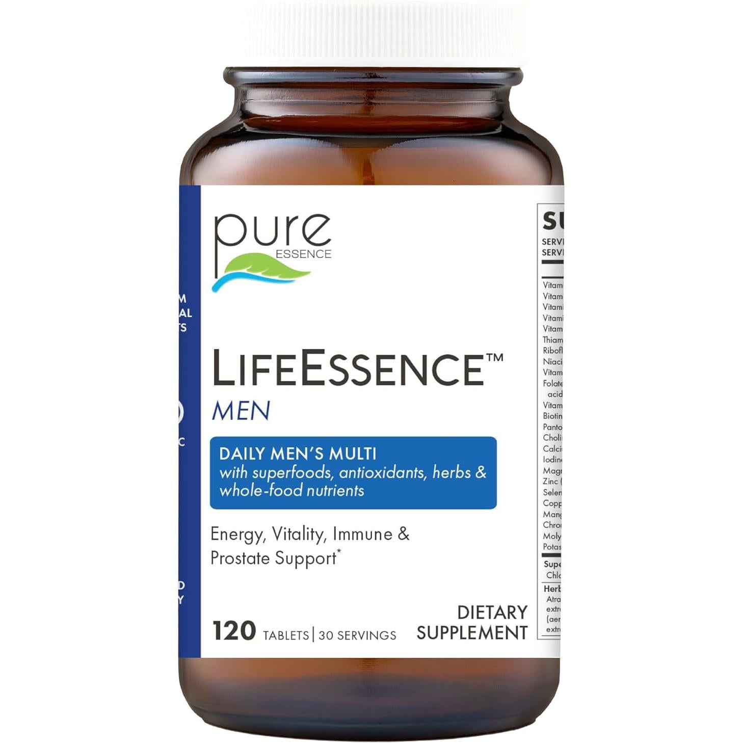 Pure Essence LifeEssence Men-120 tablets-N101 Nutrition