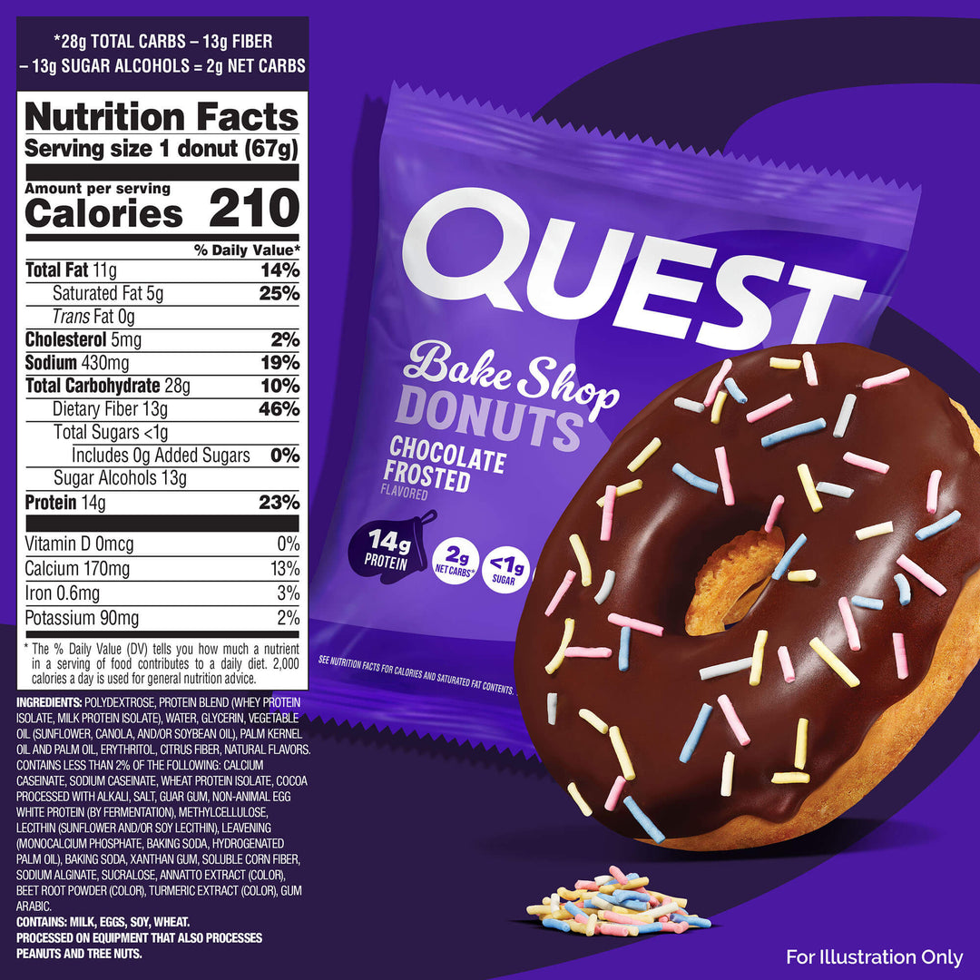 Quest Bake Shop Donuts-N101 Nutrition