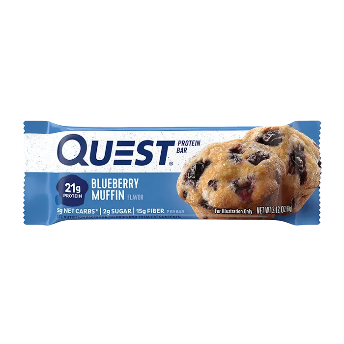 Quest Protein Bars-Single Bar-Blueberry Muffin-N101 Nutrition