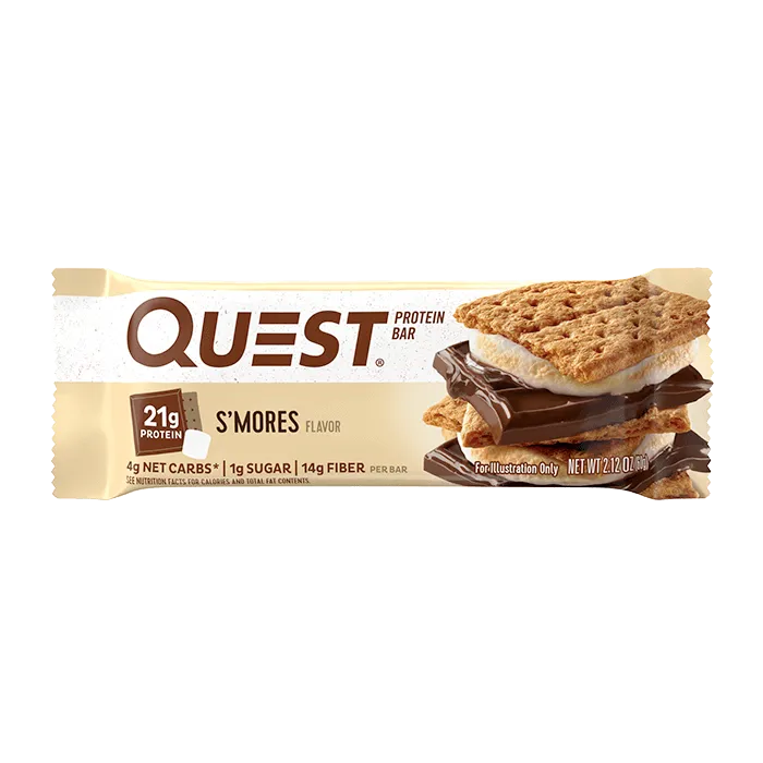 Quest Protein Bars-Single Bar-S'mores-N101 Nutrition