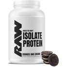 RAW Grass Fed Whey Protein Isolate-25 servings (2 lbs)-Cookies and Cream-N101 Nutrition