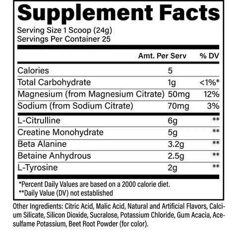 RAW Nutrition CBUM Essential Performance Non-Stim Training Formula-N101 Nutrition