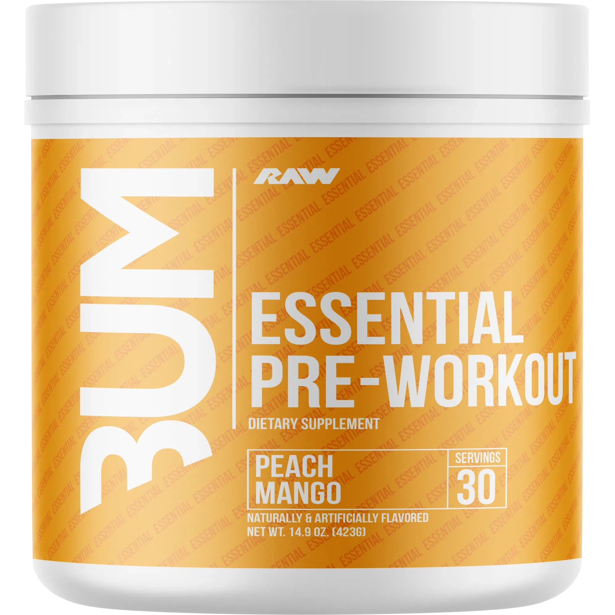 RAW Nutrition CBUM Essential Pre-Workout-30 servings-Peach Mango-N101 Nutrition