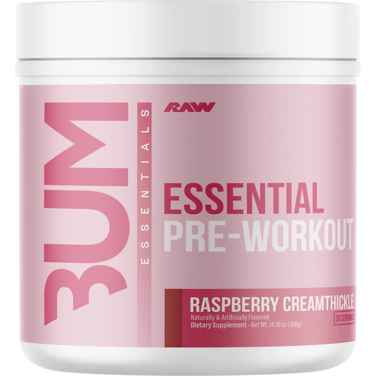 RAW Nutrition CBUM Essential Pre-Workout-30 servings-Raspberry Creamthickle (discontinued)-N101 Nutrition