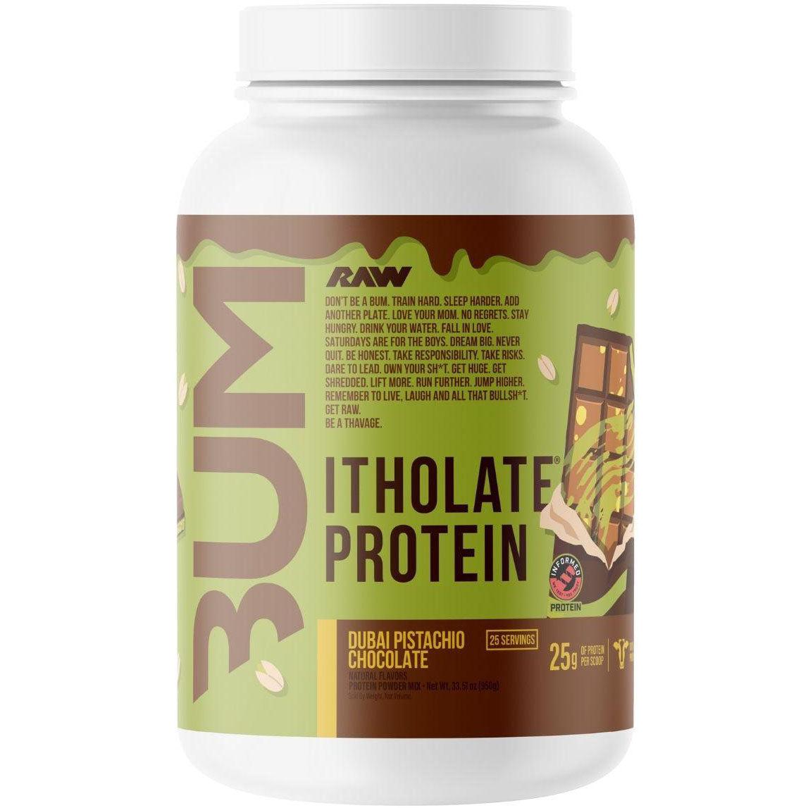 RAW Nutrition CBUM Itholate Protein-25 servings-Dubai Pistachio Chocolate-N101 Nutrition