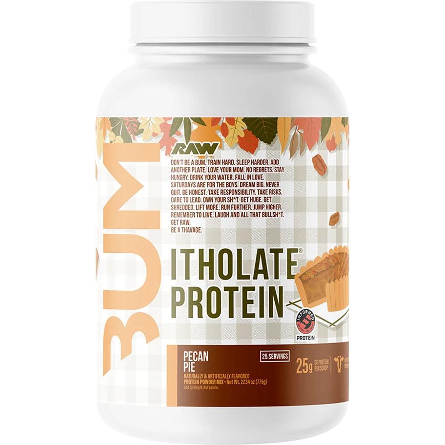 RAW Nutrition CBUM Itholate Protein-25 servings-Pecan Pie-N101 Nutrition