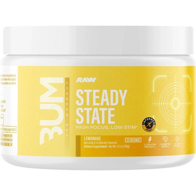 RAW Nutrition CBUM Steady State-20 servings-Lemonade-N101 Nutrition