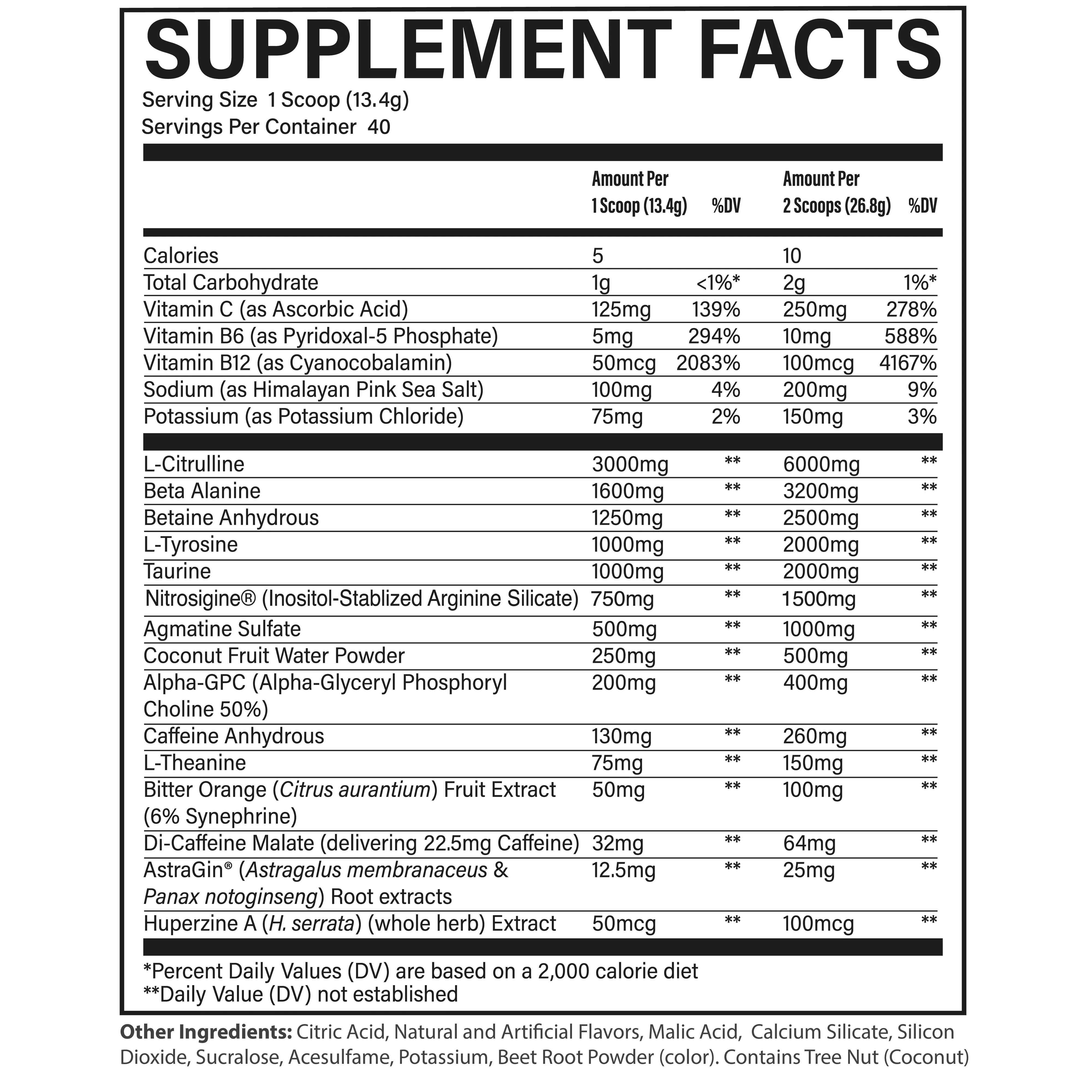 RAW Nutrition CBUM Thavage Pre-Workout-N101 Nutrition