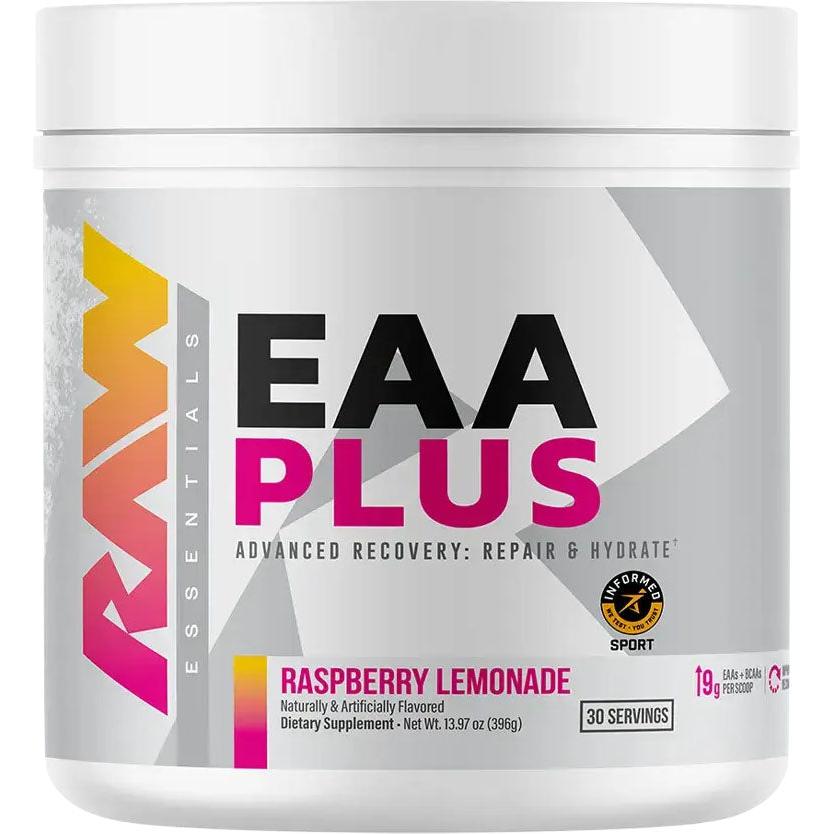RAW Nutrition EAA PLUS-30 servings-Raspberry Lemonade-N101 Nutrition