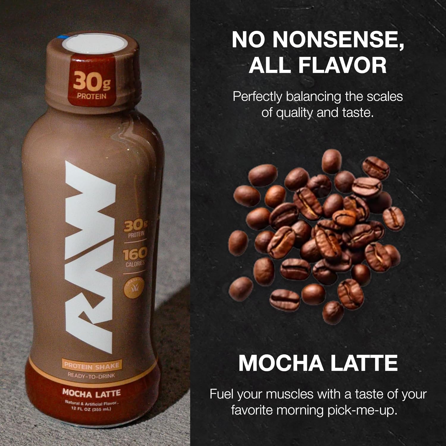 RAW Nutrition Grass-Fed Isolate Protein RTD-N101 Nutrition