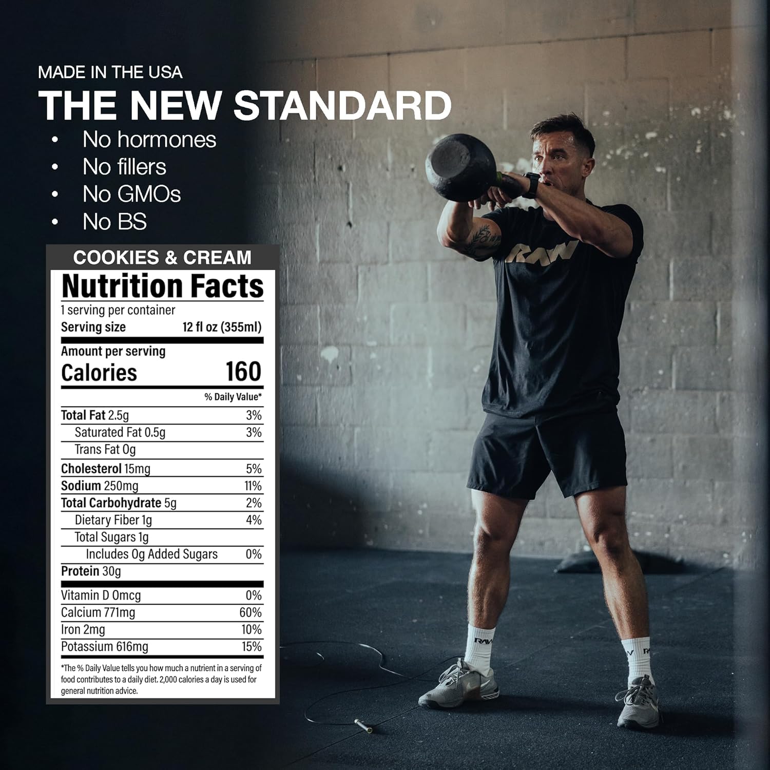 RAW Nutrition Grass-Fed Isolate Protein RTD-N101 Nutrition