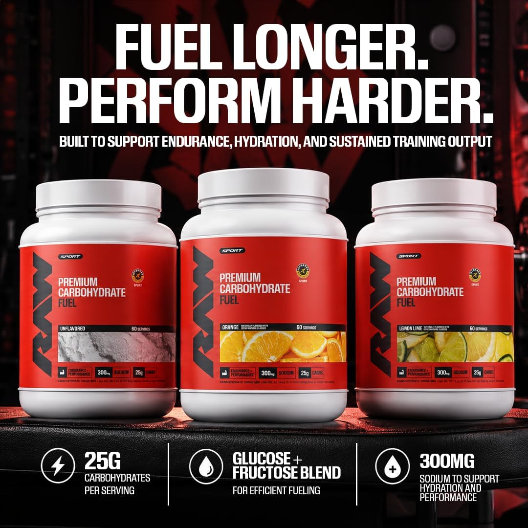 RAW Nutrition Premium Carbohydrate Fuel-N101 Nutrition