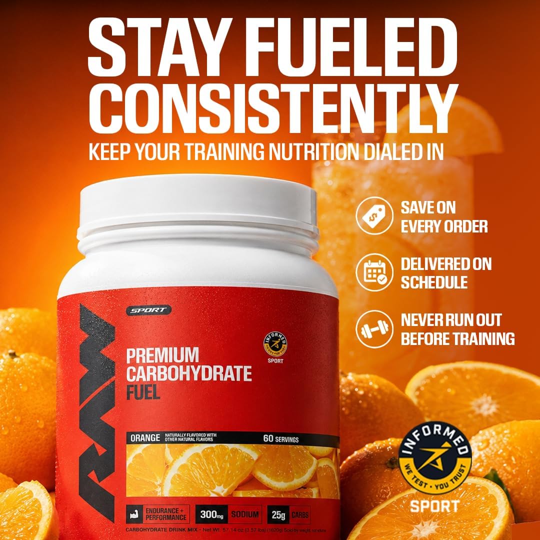RAW Nutrition Premium Carbohydrate Fuel-N101 Nutrition