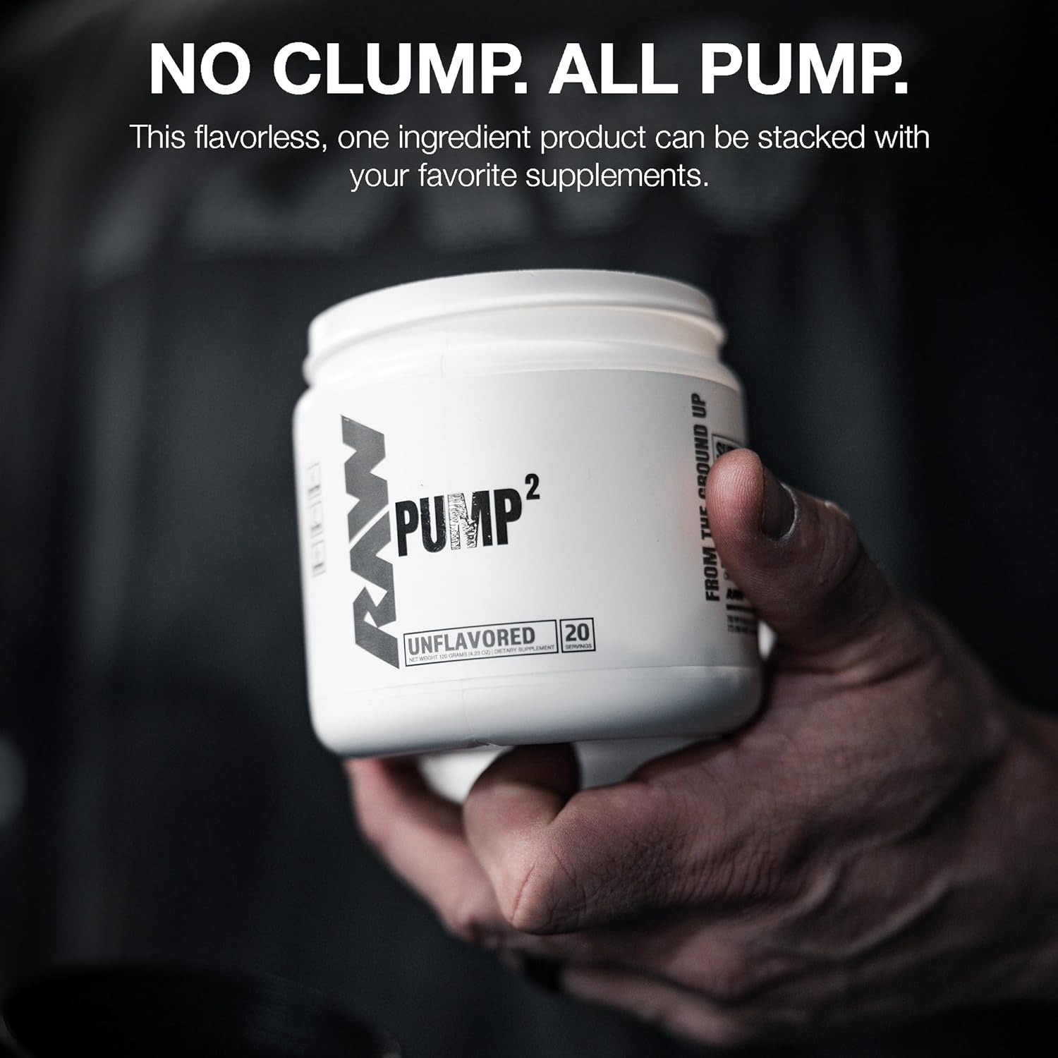 RAW Nutrition Pump2 Unflavored-20 servings (120 g)-N101 Nutrition