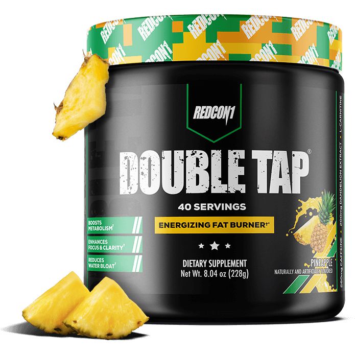 REDCON1 Double Tap Powder-40 servings-Pineapple-N101 Nutrition