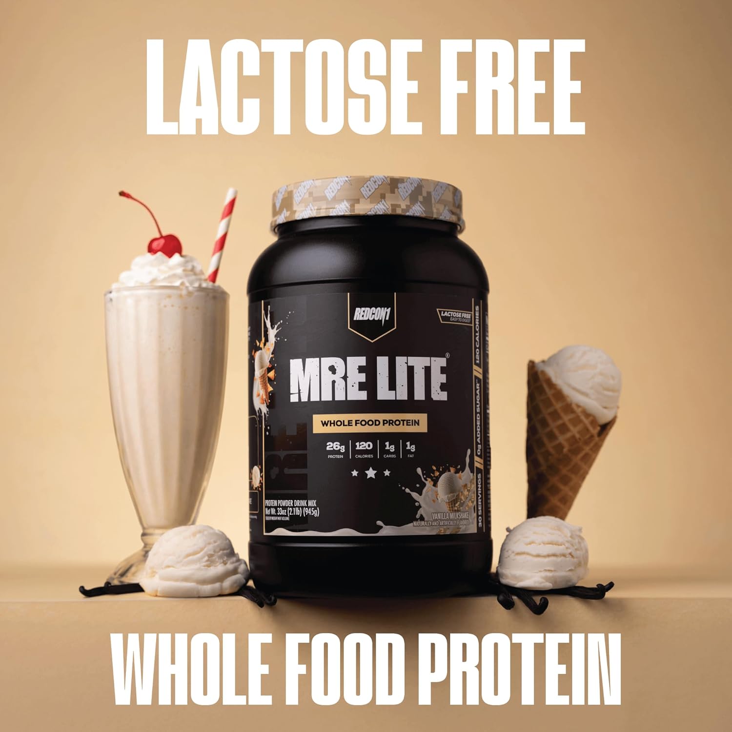 REDCON1 MRE Lite Whole Food Protein-N101 Nutrition