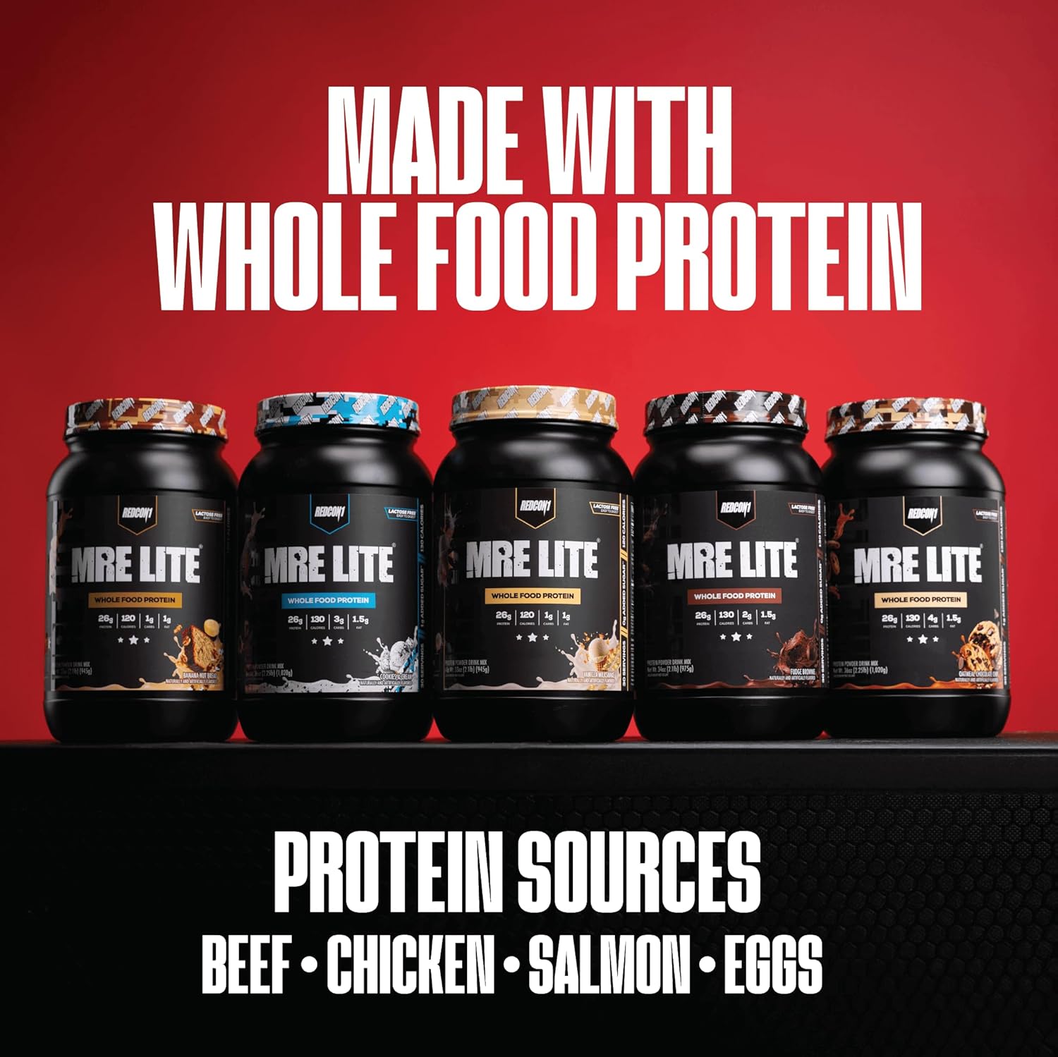 REDCON1 MRE Lite Whole Food Protein-N101 Nutrition
