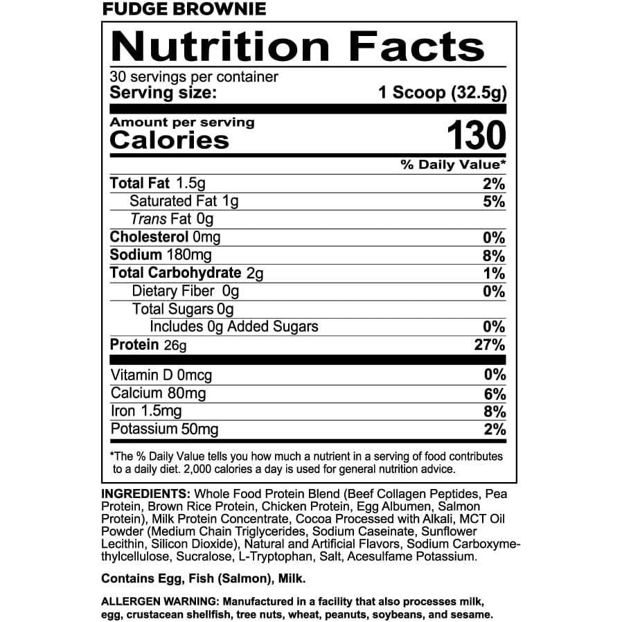 REDCON1 MRE Lite Whole Food Protein-N101 Nutrition