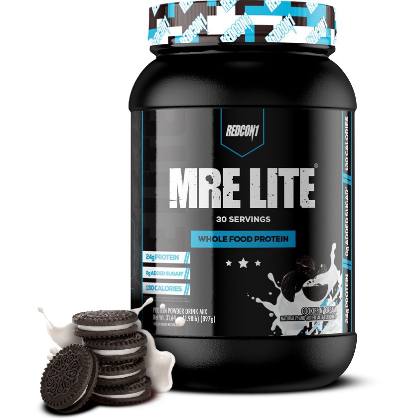 REDCON1 MRE Lite Whole Food Protein-30 servings-Cookies N' Cream-N101 Nutrition