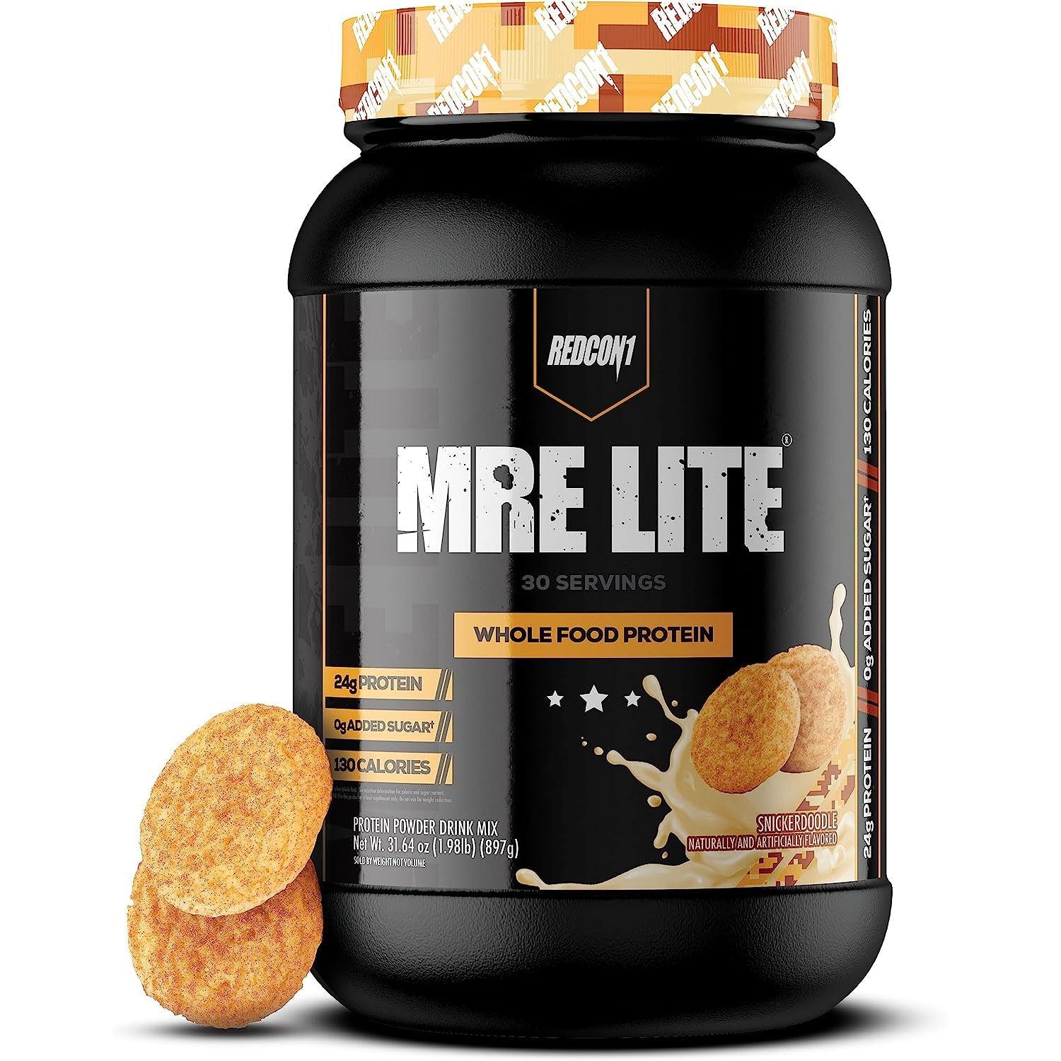 REDCON1 MRE Lite Whole Food Protein-30 servings-Snickerdoodle-N101 Nutrition