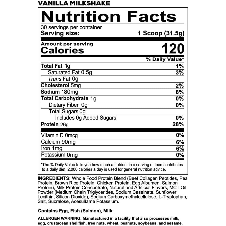 REDCON1 MRE Lite Whole Food Protein-N101 Nutrition