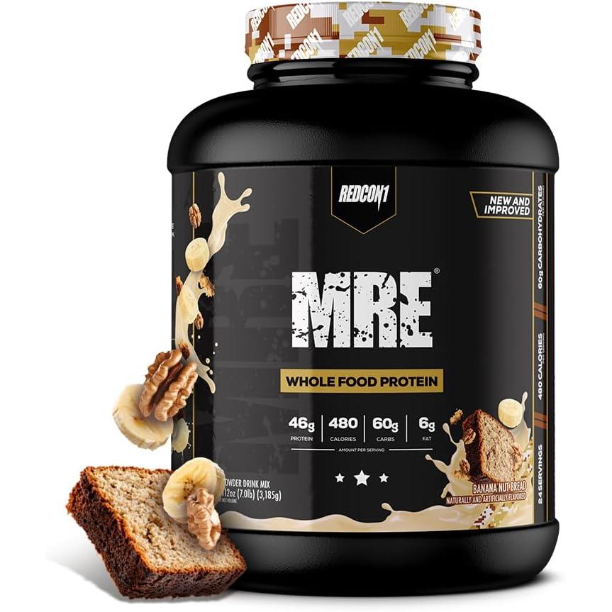 REDCON1 MRE Meal Replacement-7 lbs (25 servings)-Banana Nut Bread-N101 Nutrition
