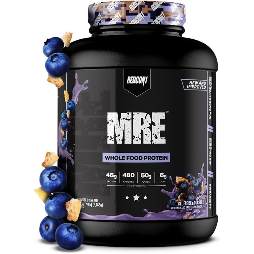 REDCON1 MRE Meal Replacement-7 lbs (25 servings)-Blueberry Cobbler-N101 Nutrition
