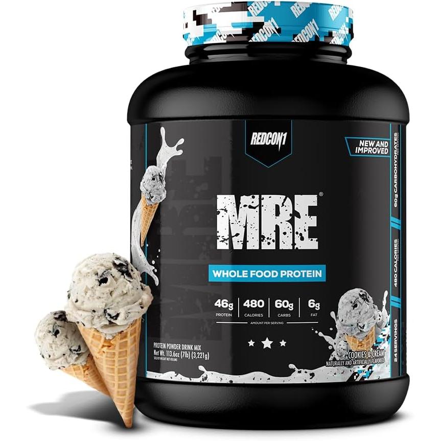 REDCON1 MRE Meal Replacement-7 lbs (25 servings)-Cookies & Cream-N101 Nutrition