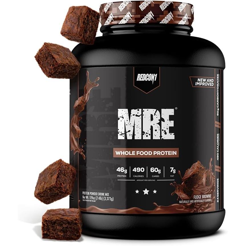 REDCON1 MRE Meal Replacement-7 lbs (25 servings)-Fudge Brownie-N101 Nutrition