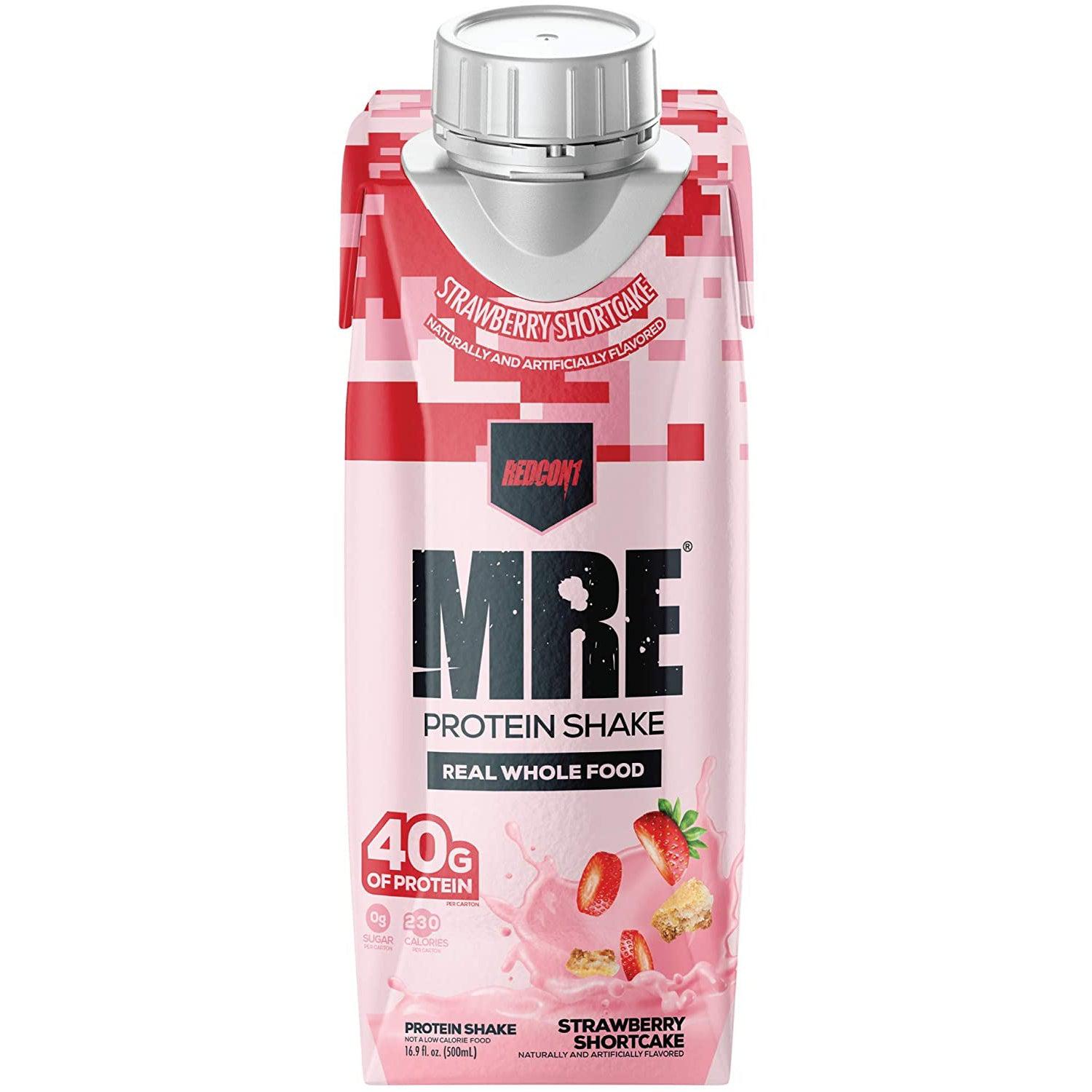 REDCON1 MRE RTD-Single (16.9 fl oz)-Strawberry Shortcake-N101 Nutrition