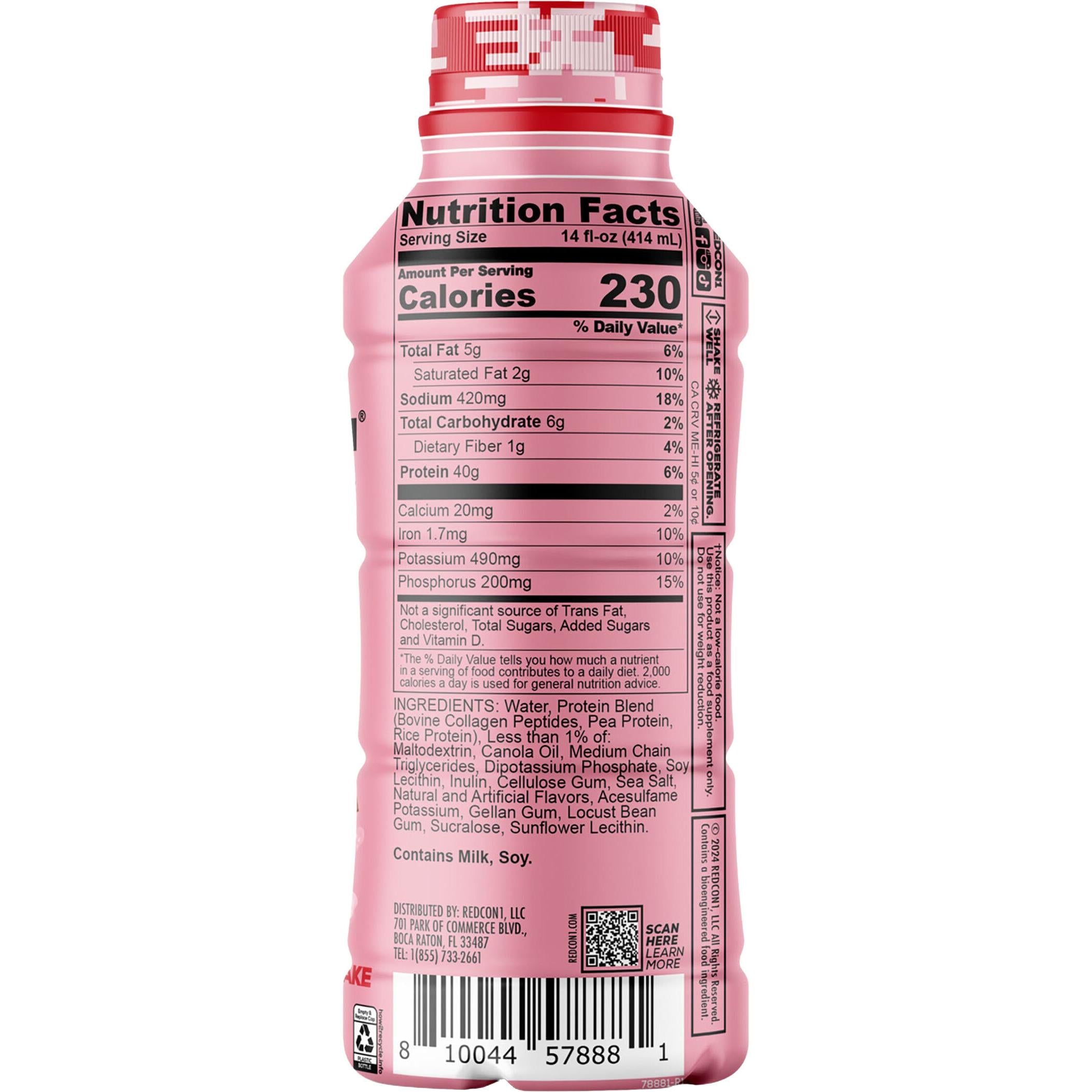 REDCON1 MRE Whole Food Protein RTD-N101 Nutrition
