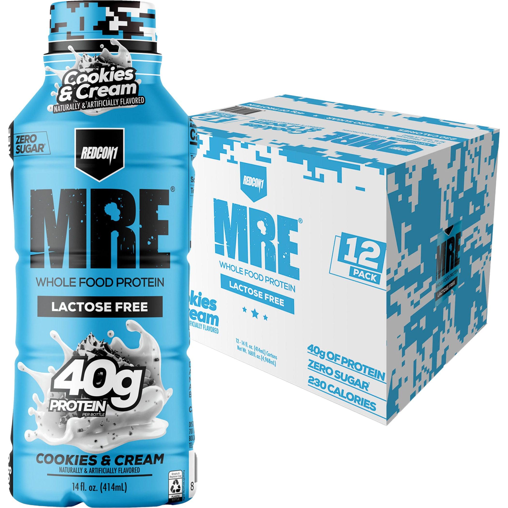 REDCON1 MRE Whole Food Protein RTD-Case (12 Cartons)-Cookies & Cream-N101 Nutrition