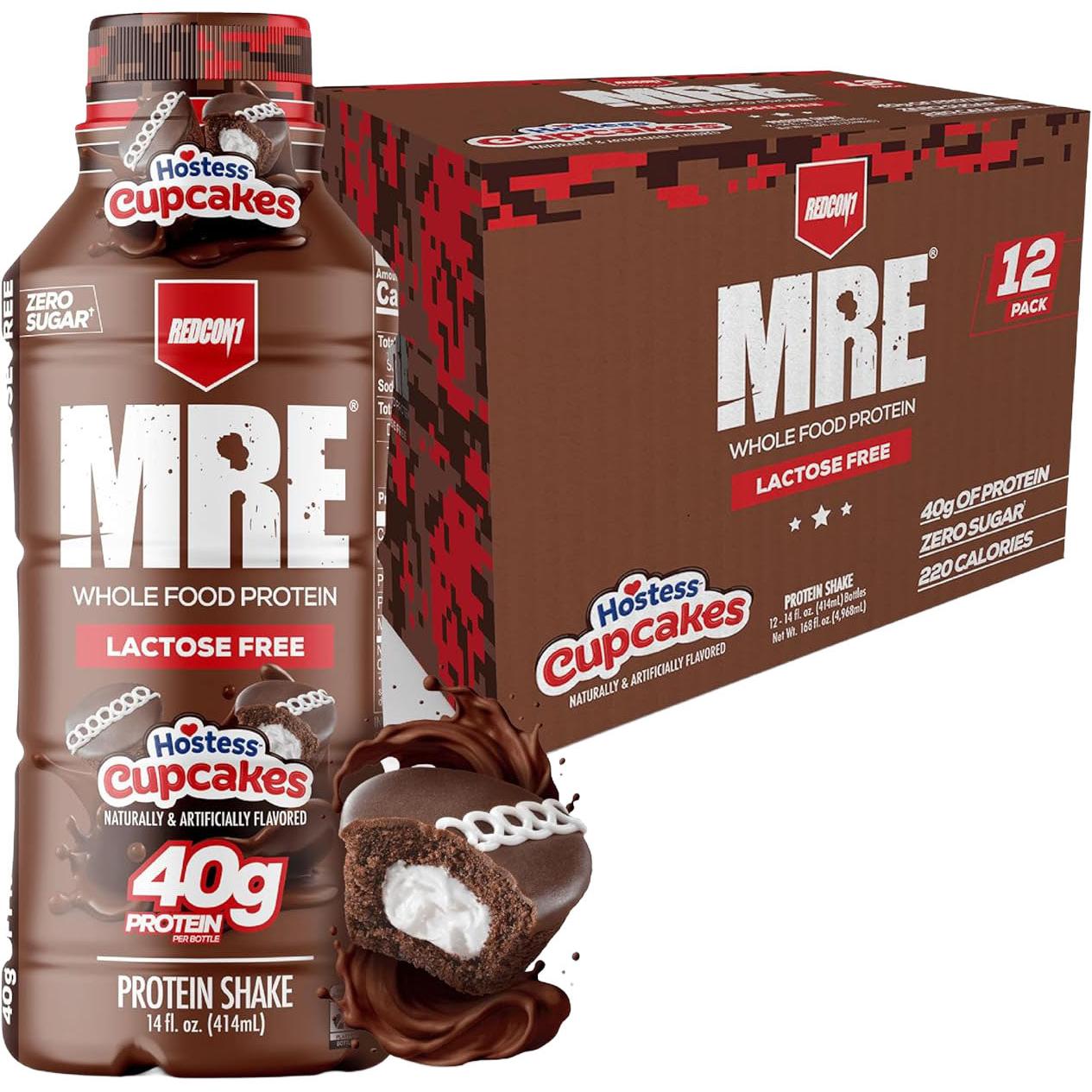 REDCON1 MRE Whole Food Protein RTD-Case (12 Cartons)-Hostess™ Cupcakes-N101 Nutrition
