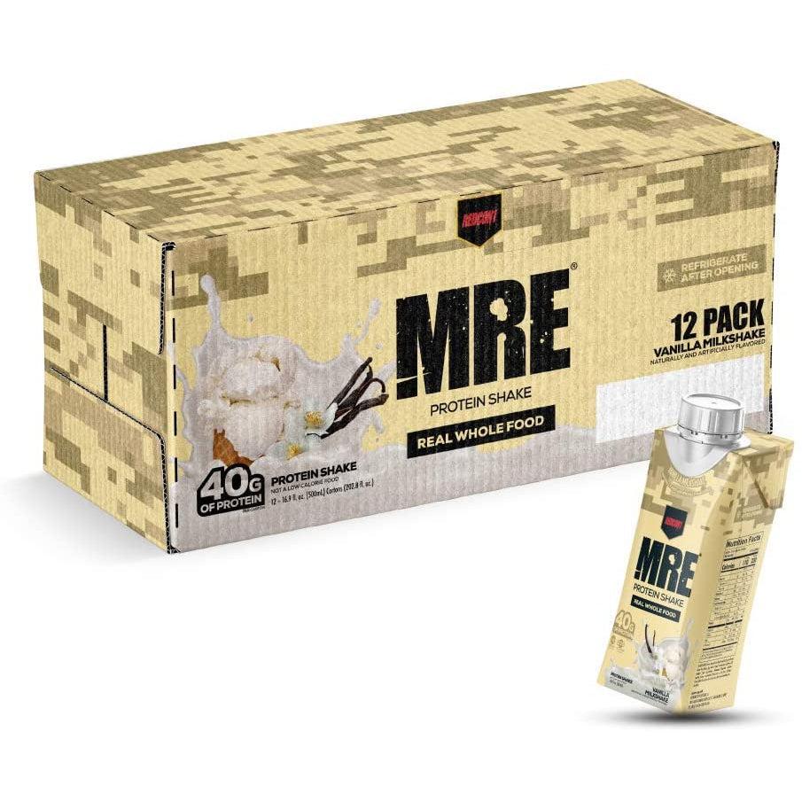 REDCON1 MRE Whole Food Protein RTD-Case (12 Cartons)-Vanilla Milkshake-N101 Nutrition