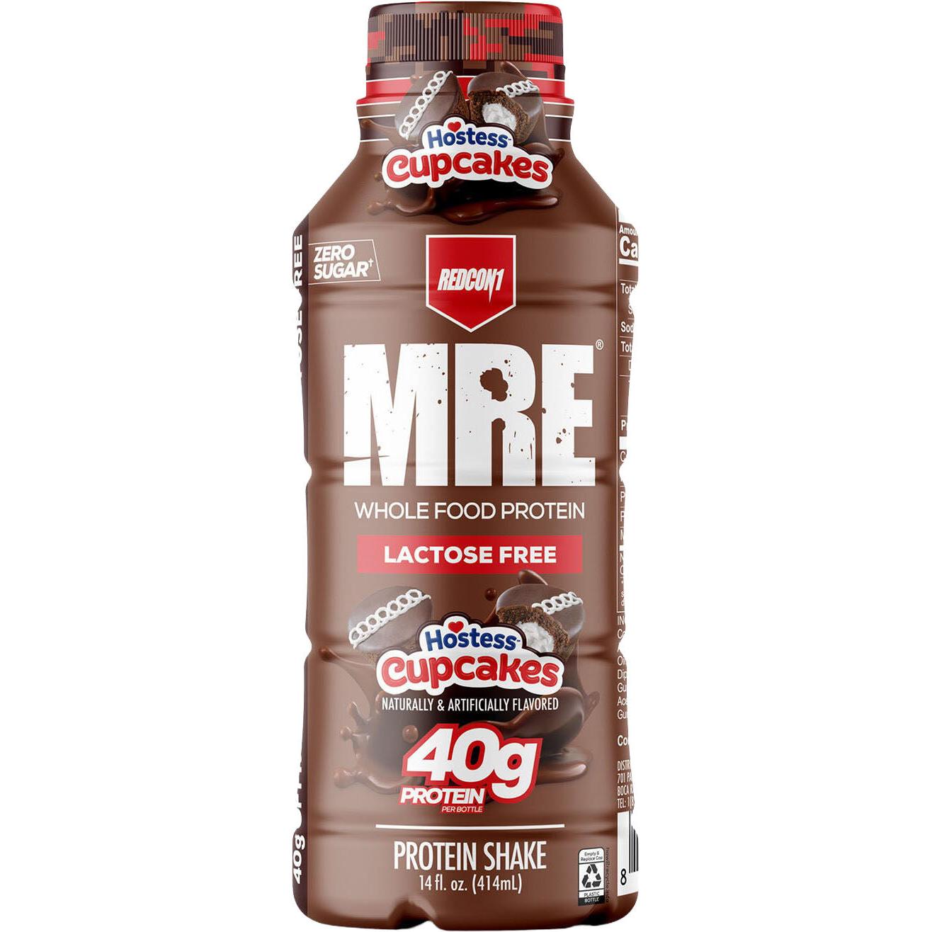 REDCON1 MRE Whole Food Protein RTD-Single (16.9 fl oz)-Hostess™ Cupcakes-N101 Nutrition