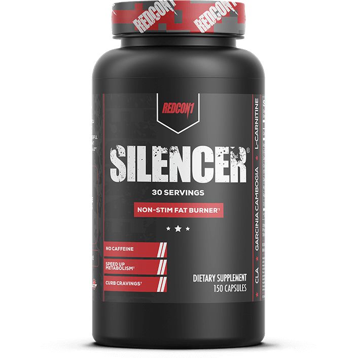 REDCON1 Silencer Non-Stim Fat Burner-150 capsules-N101 Nutrition