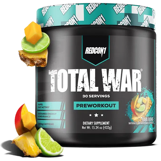 REDCON1 Total War Pre-Workout-30 servings-Baja Bomb-N101 Nutrition