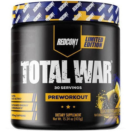 REDCON1 Total War Pre-Workout-30 servings-Blackberry Lemonade-N101 Nutrition