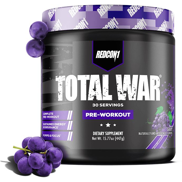 REDCON1 Total War Pre-Workout-30 servings-Grape-N101 Nutrition