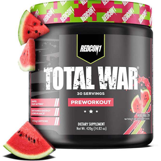 REDCON1 Total War Pre-Workout-30 servings-Watermelon-N101 Nutrition