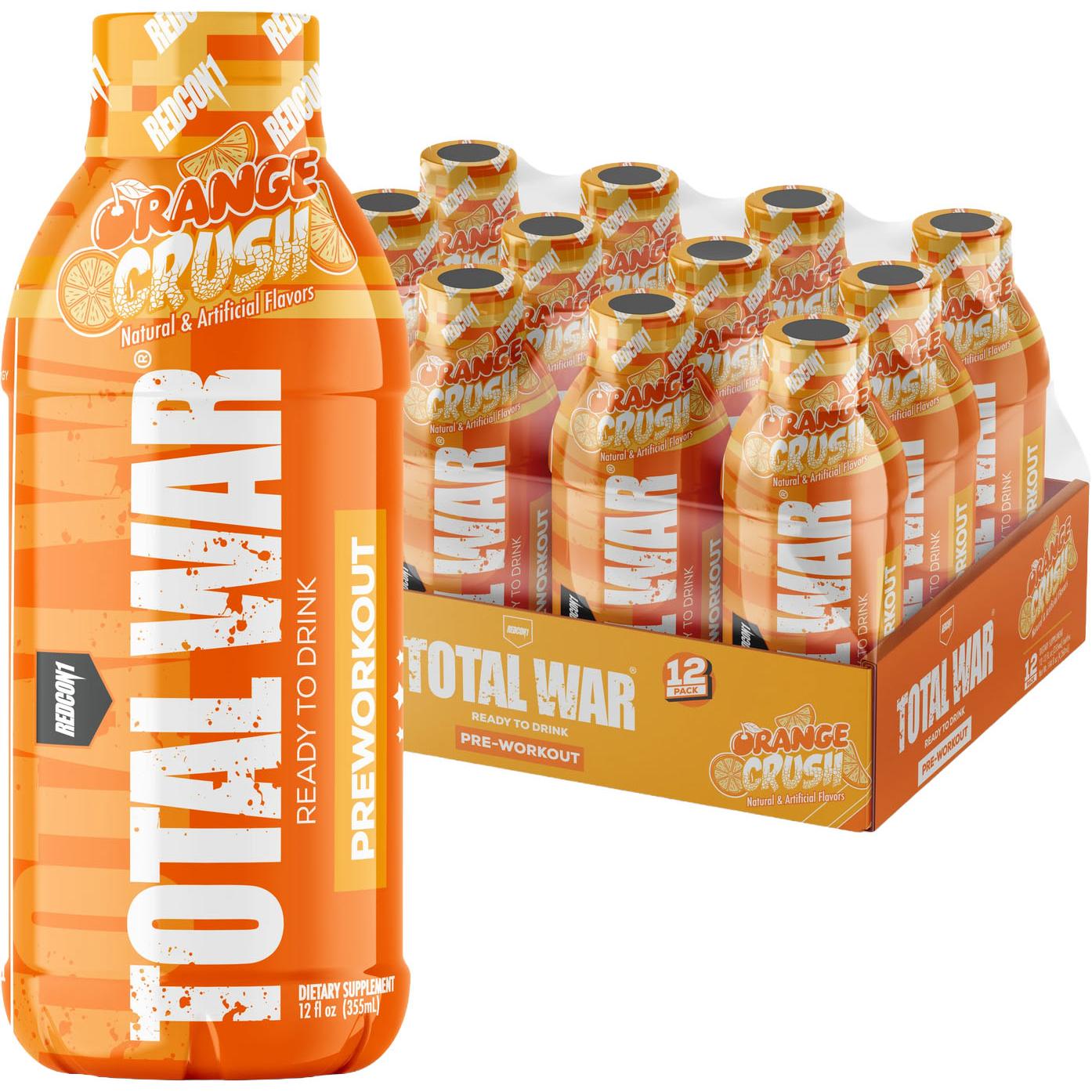 REDCON1 Total War RTD-Case (12 bottles)-Orange Crush-N101 Nutrition