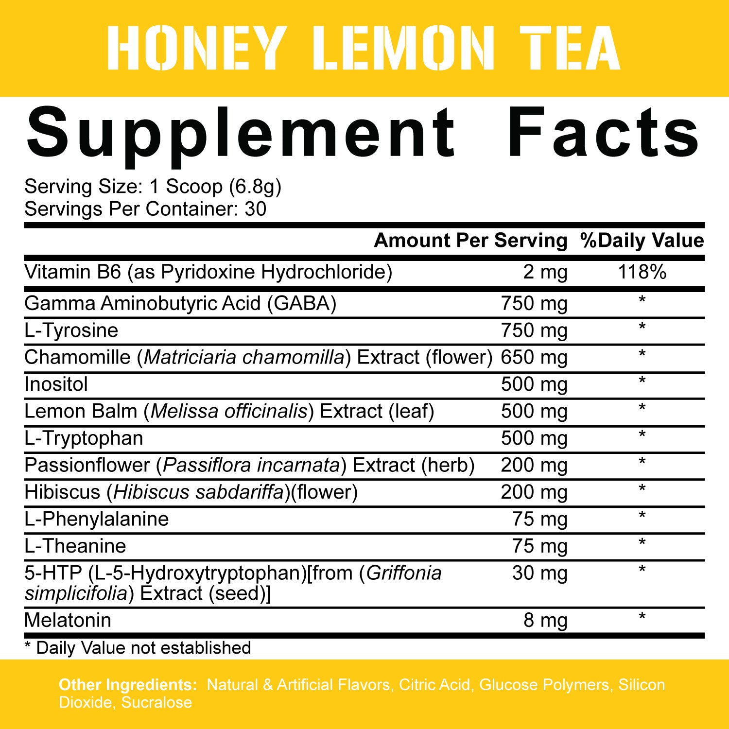 Rich Piana 5% Nutrition Knocked The F*ck Out Sleep Aid-30 servings-Honey Lemon Tea-N101 Nutrition