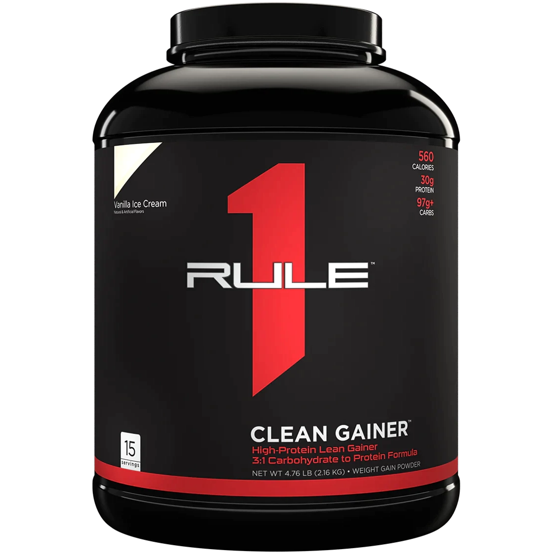 Rule 1 Clean Gainer-15 servings-Vanilla Ice Cream-N101 Nutrition