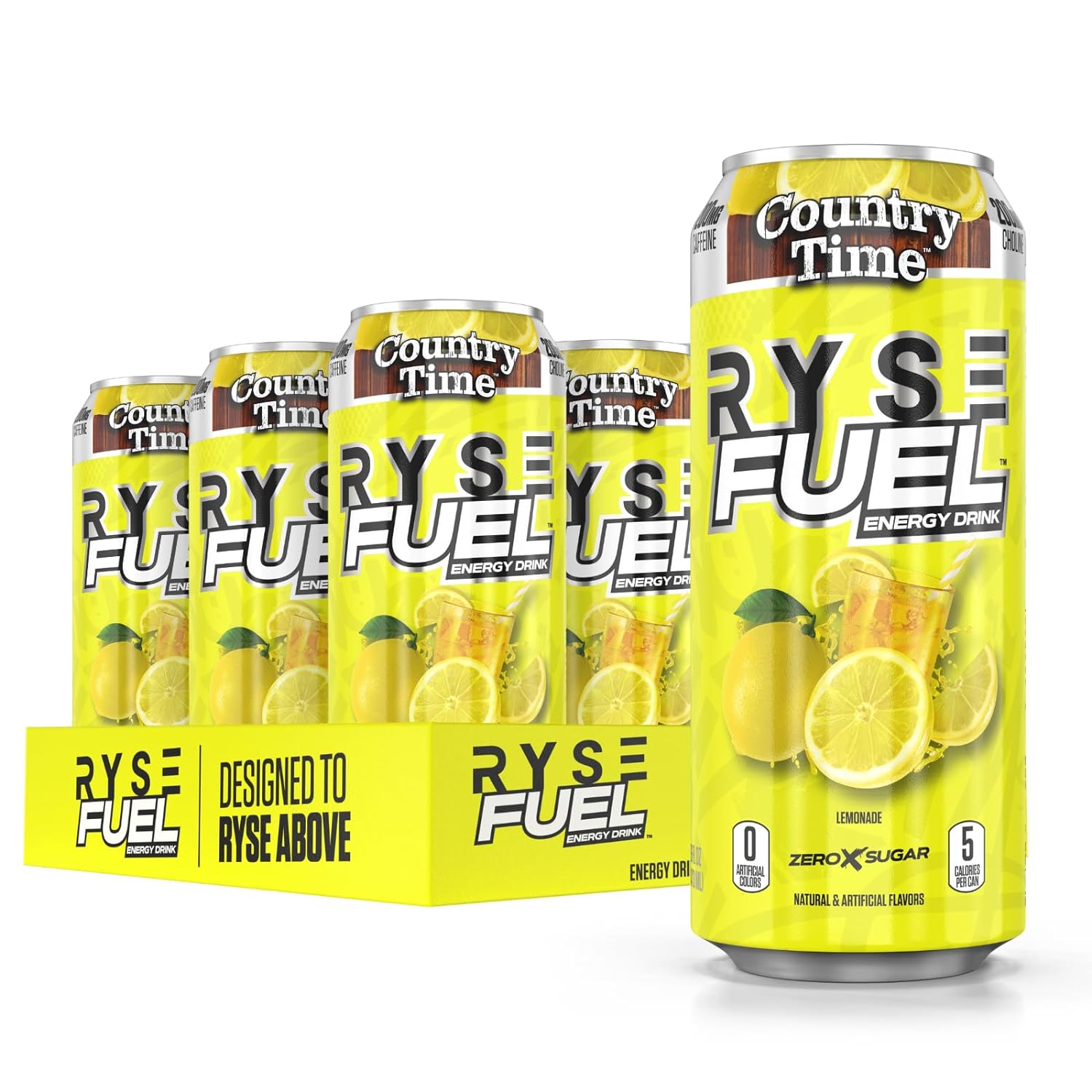 RYSE Fuel Energy Drink-Case (12 Cans)-Country Time™-N101 Nutrition