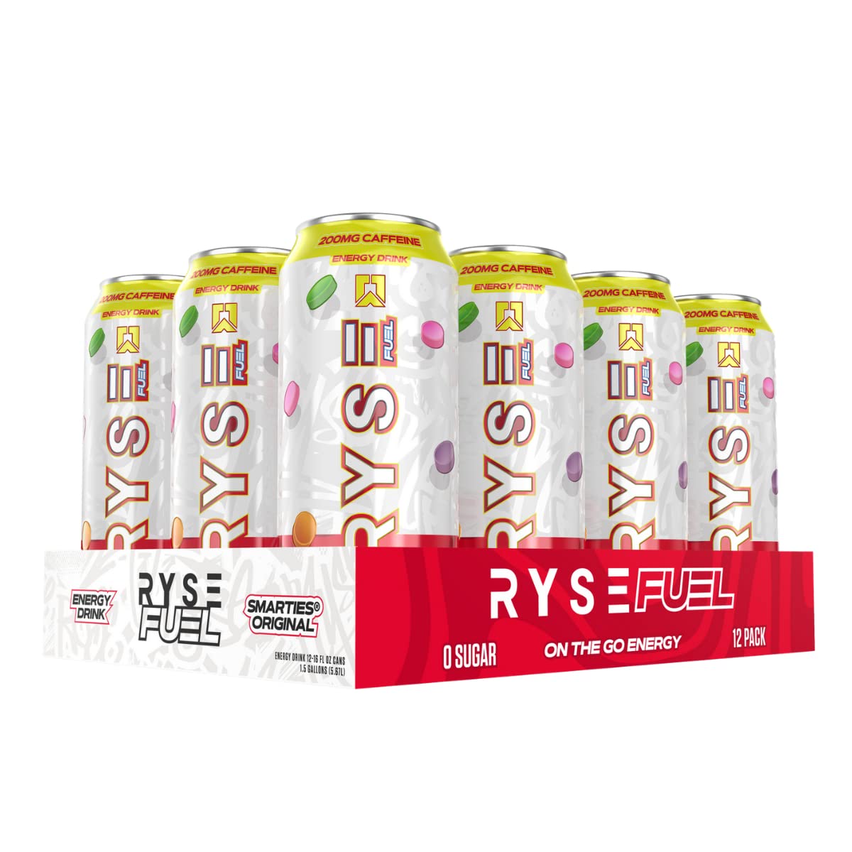 RYSE Fuel Energy Drink-Case (12 Cans)-Smarties Original-N101 Nutrition