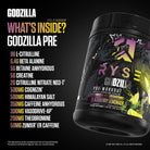 RYSE Godzilla Pre-Workout-N101 Nutrition
