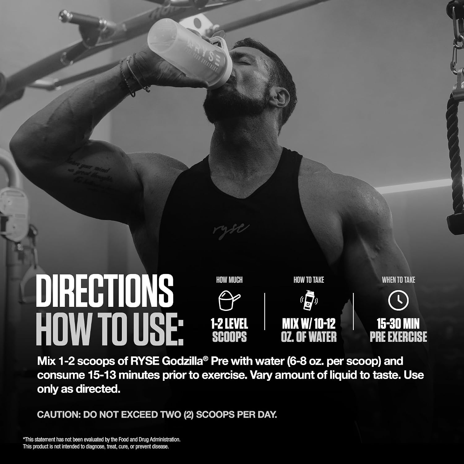 RYSE Godzilla Pre-Workout-N101 Nutrition